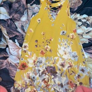 lil yellow floral dress